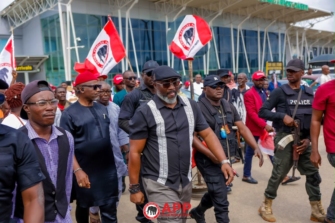 Dr Chima Amadi during his August Meeting engagement with the  Women’s Wing of Okpulla Amakaohia Development Union (OADU), Ikeduru Local Government Area on Monday.